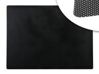 Folia statyczna na szyby 35x47 cm, czarna