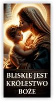 Baner religijny Adwentowy BLISKIE JEST KRÓLESTWO BOŻE 300x150cm dużo wzorów