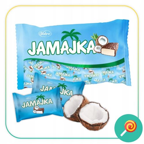 Cukierki kokosowe czekoladowe Vobro Jamajka 1kg na Arena.pl
