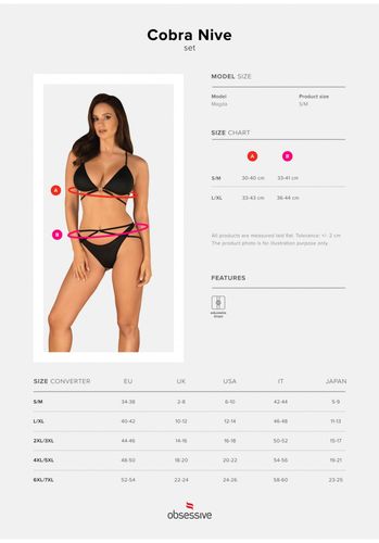 cobra nive komplet 2-częściowy czarny l/xl na Arena.pl