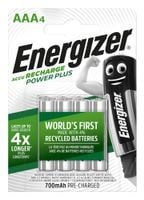 akumulatorki energizer power plus r3 aaa 700mah  4szt.