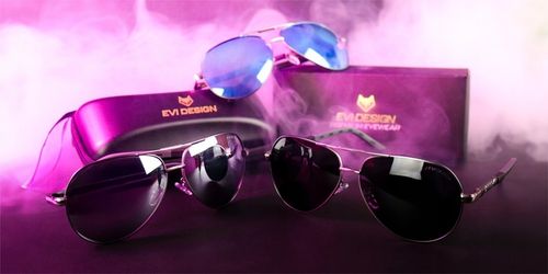 OKULARY PRZECIWSŁONECZNE męskie AVIATOR POLARYZACYJNE PILOTKI UV400 + na Arena.pl