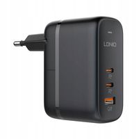 Bezpieczna Szybka Ładowarka 65W GaN LDNIO Q366 3x USB USB-C PD