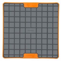 Mata spowalniająca jedzienie dla psa kota LickiMat Kwadrat twardy pomarańcz