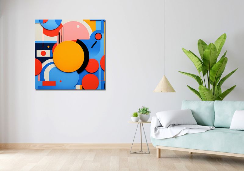 Obraz 90x90cm Kalejdoskop Emocji zdjęcie 2