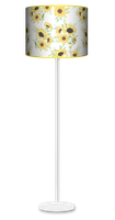 Lampa stojąca MAXI - Słoneczniki (żółto-biała)