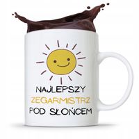 Kubek Prezent Zegarmistrza Najlepszy Pod Słońcem Z Nadrukiem Ze Zdjęciem