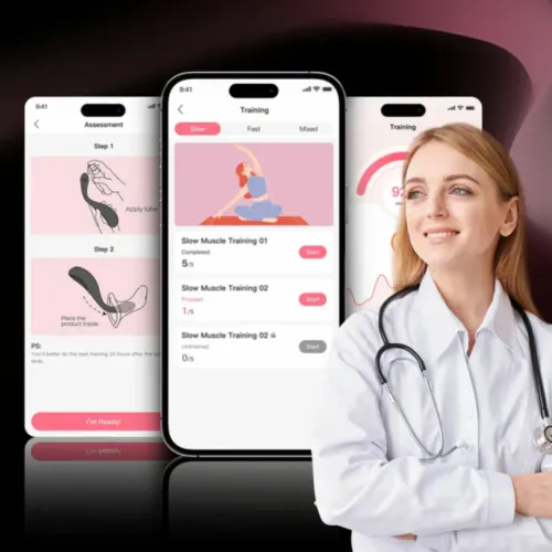 honeyplaybox puff trener kegla czerwony z aplikacją i regulacją objętości na Arena.pl