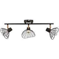 Kuchenna lampa sufitowa 8631/3 BL CO loftowa czarna