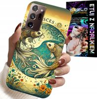 ETUI DO SAMSUNG NOTE 20 ULTRA - ZNAK ZODIAKU, RYBA ASTRONOMIA + FOLIA