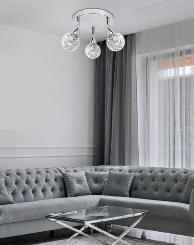 Bolo plafon 3x6W LED smd główka okrągła 1e z przegubem klosz wymienny kd sy na Arena.pl