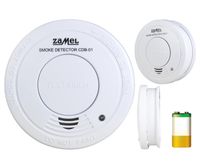 Czujnik dymu bateryjny, detektor pożaru 9V CDB-01 GARDI Zamel