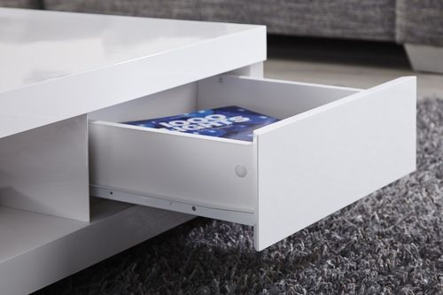 Stolik CUBE biały z szufladami na Arena.pl