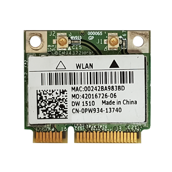 DELL E5400 E6400 BCM94322 BCM4322 DW1510 0PW934 zdjęcie 1