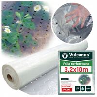 Folia Ogrodnicza Perforowana 3,2x10m Z Dziurami Truskawki Okryciowa Warzywa