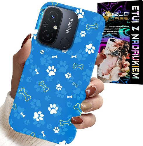 ETUI DO XIAOMI REDMI 12C - ŁAPKI KOŚCI PIES PATROL WZORY DLA DZIECI na Arena.pl