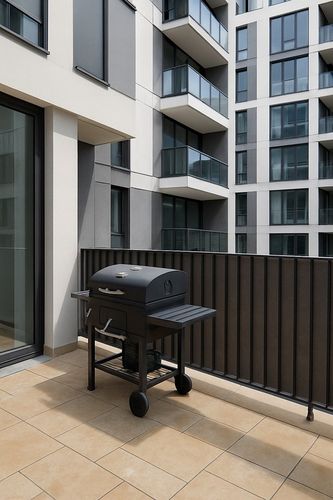 OSŁONA BALKONOWA na balkon, taras PP 1x5m- GRUBA+klipsy na Arena.pl