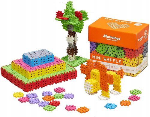 Mini Waffle 300 elementów. Konstruktor. Klocki na Arena.pl