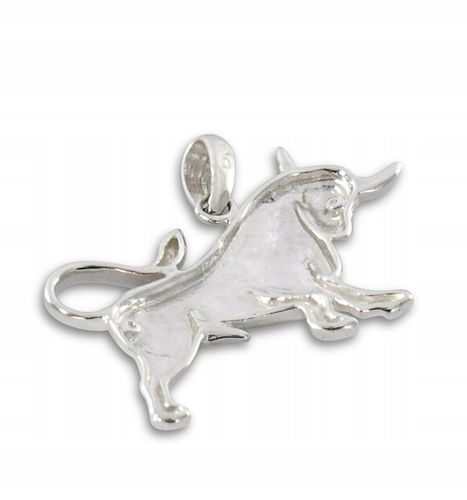 DUŻY WISIOREK ZNAK ZODIAKU BYK SREBRO 925 na Arena.pl