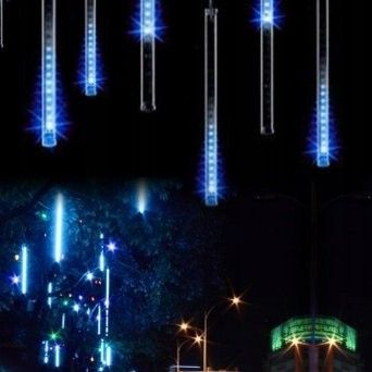 Lampki sople meteory 152led 30cm multikolor zdjęcie 10