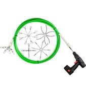 Szczotka do czyszczenia komina ze stali nierdzewnej, urządzenie 12m