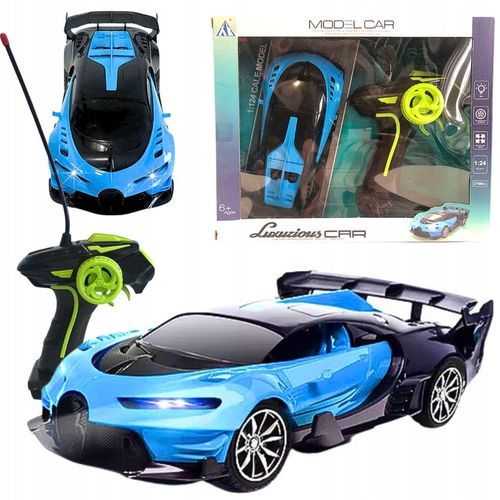 SAMOCHÓD ZDALNIE STEROWANY Super Auto RC Pilot BUGATTI 1:24 Światła LED N na Arena.pl