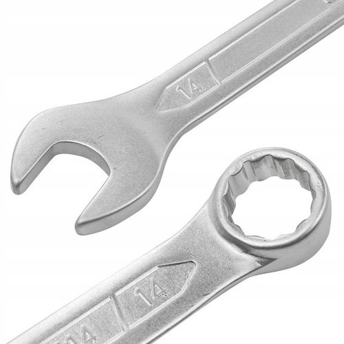 ZESTAW KLUCZY PŁASKO-OCZKOWYCH 18 ELEMENTÓW STAL CRV 8-32 MM JCB na Arena.pl