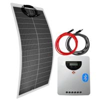 ZESTAW FOTOWOLTAICZNY 150W ELASTYCZNY SOLARNY NA ŁODŹ KAMPER JACHT