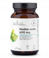 Aura Herbals Maślan sodu IBS 600mg 90 kaps Kwas Masłowy