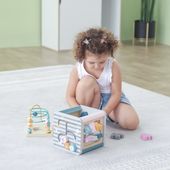 DLA DZIECI DREWNIANA EDUKACYJNE KOSTKA
