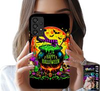 ETUI DO SAMSUNG A52 / A52S - WIEDŹMA KOCIOŁEK RÓŻDŻKA HALLOWEEN SZKŁO
