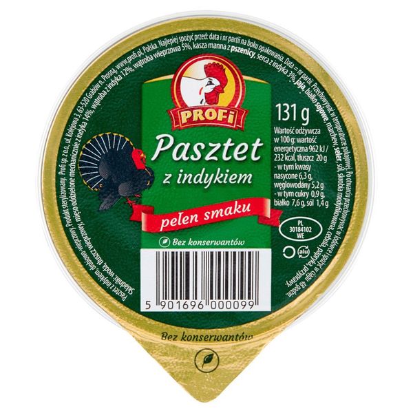 Profi Pasztet z indykiem 131 g zdjęcie 1