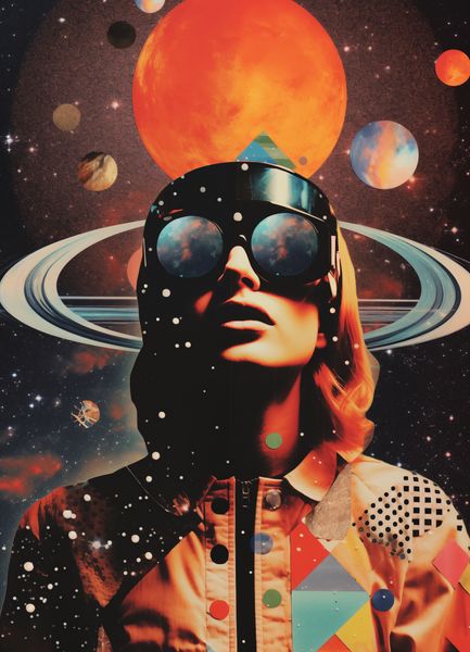 Plakat 13x18cm Kosmiczne Wizje zdjęcie 1
