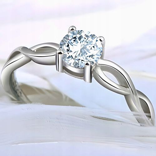 PIERŚCIONEK SREBRNY REGULOWANY NIESKOŃCZONOŚĆ SREBRO 925 na Arena.pl