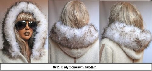 Futrzane OBSZYCIE do KAPTURA KOŁNIERZ SZALIK na Arena.pl