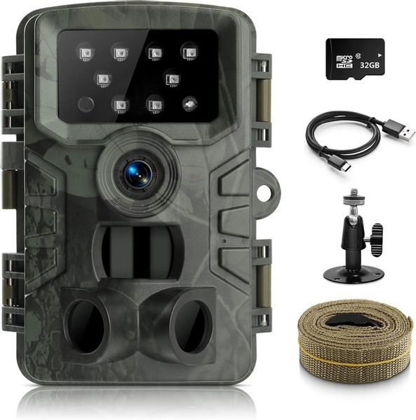 kamera myśliwska 1080P 20MP z czujnikiem ruchu podczerwieni Night Vision zdjęcie 1