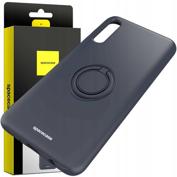 Spacecase Silicone Ring Galaxy A70 Black zdjęcie 8