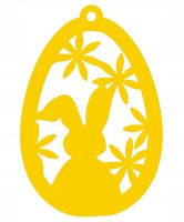 2. Zawieszka ażurowa jajko święta Wielkanoc zając