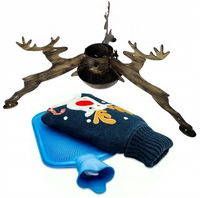 STOJAK CHOINKOWY 70cm ŚWIĘTA RENIFER CHOINKA REGULACJA 45-105MM TERMOFOR 2L