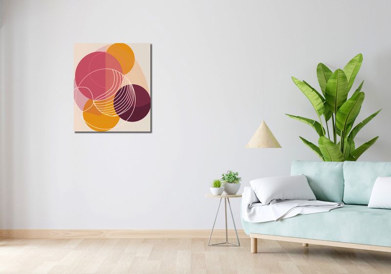 Obraz 60x70cm Przenikanie Ciepła zdjęcie 2