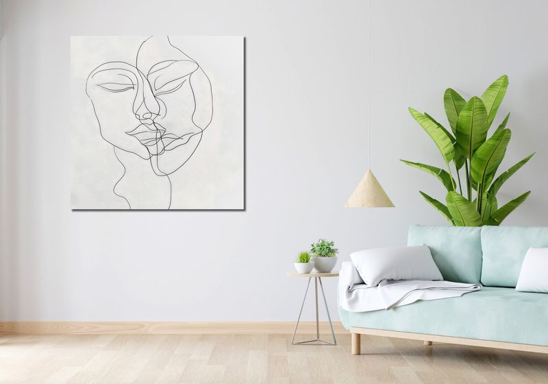 Obraz 100x100cm Zwiewność Bytu zdjęcie 2
