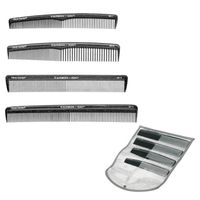 Olivia Garden Zestaw Grzebieni fryzjerskich CARBON +ION z etui