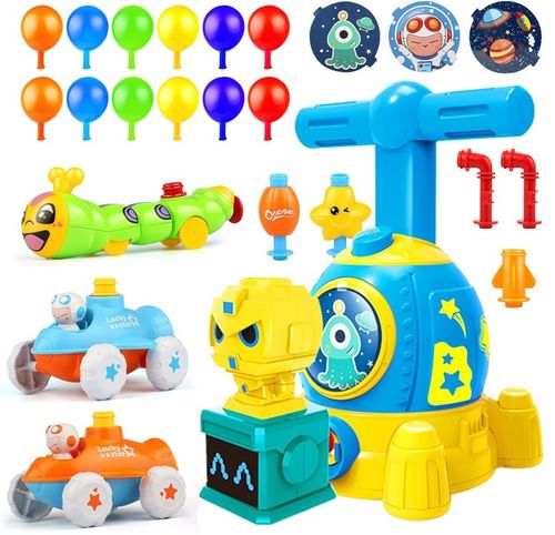 Samochód WYRZUTNIA BALONÓW XXL DUŻY ZESTAW Rakieta AUTKA AERODYNAMICZNE na Arena.pl