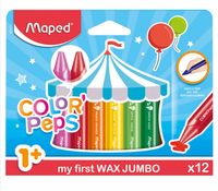 Kredki świecowe dla małych dzieci 1+ Maped 12 kolorów