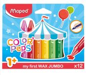 Kredki świecowe dla małych dzieci 1+ Maped 12 kolorów