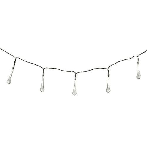 Lampki solarne ogrodowe sople 6,5m 30LED zimny biały na Arena.pl