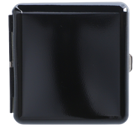 Metalowa Papierośnica w Jednolitym Kolorze Czarnym