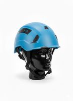 Kask Roboczy Hełm Paladin Do Pracy Na Wysokości  Zamykana Wentylacja Blue