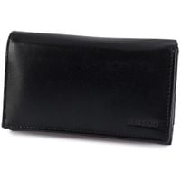 Portfel damski z dwoma napami Bellugio - czarny