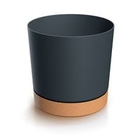 doniczka tubo pm 14,8cm - antracytowy